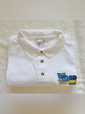 Disney Imagineering Exclusive Finding Nemo Submarine Voyage White Polo XL